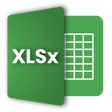 Ícone do programa: XlSx Viewer  Excel Reader