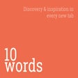 10words: discover startups in every new tab icon