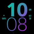 程序图标：Cold Large Watch Face