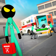 Programikonen: Stickman Rescue Ambulance…