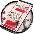 程序图标：SMS Theme Love Paris ❤️ p…