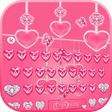 程序图标：Pink Hearts Keyboard Them…