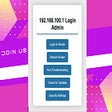 Programikonen: 192.168.100.1 Login Admin