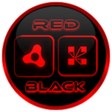 程序图标：Flat Black and Red Icon P…