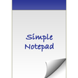 ไอคอนของโปรแกรม: Simple Notepad