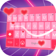Programikonen: Cute  Pink Keyboard Theme