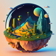 程序图标：Idle Planet Miner