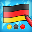 Programikon: World Flags: Color Puzzle