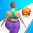 プログラムのアイコン：Body Race 3D: Fat 2 Fit R…