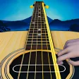 Acoustic electric guitar game