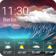 أيقونة البرنامج: Weather & Clock Widget