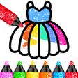 프로그램 아이콘: Glitter Coloring Book: Gi…