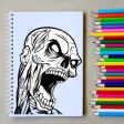 How to Draw a Horror Character Step by Step