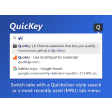 QuicKey – The quick tab switcher