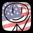 ไอคอนของโปรแกรม: Stickmoji American Sticke…