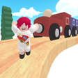 parkour at toy train obby