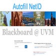 Icon of program: UVM Blackboard Autofill N…