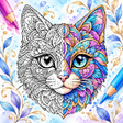 プログラムのアイコン：Adults Coloring Offline