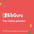 Programikonen: BibGuru: Free Citation Ge…