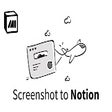 Icoon van programma: Screenshot to Notion & An…
