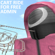 Cart Ride Into Guard for Free Admin