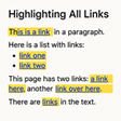 Icoon van programma: Highlight All Links