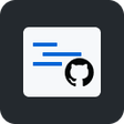 Programmsymbol: GitHub Comment Tab