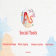 ไอคอนของโปรแกรม: Social tools