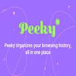 Programikonen: Peeky - Chrome History Or…