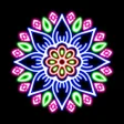 プログラムのアイコン：Doodle Spin - Glow Art Sp…