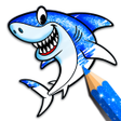 Programın simgesi: Baby Shark Coloring and D…