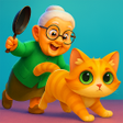 أيقونة البرنامج: Good Cat: Scary pet cat p…