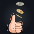 أيقونة البرنامج: Coin Toss - Simple Coin F…