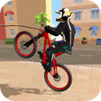 أيقونة البرنامج: Wheelie Bike 3D - BMX whe…