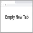 Programikonen: Empty New Tab Page