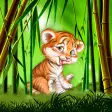 Cute tiger cub live wallpaper