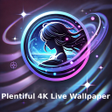 ไอคอนของโปรแกรม: Plentiful 4K Live Wallpap…