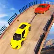 Mega Ramp Impossible  Chained Cars Jump