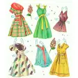 DIY paper dresses for dolls