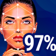 أيقونة البرنامج: Score Face - rate your ap…