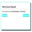 Word Counter Extension