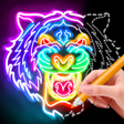 Programikonen: Draw Glow Animals