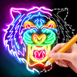 Programikonen: Draw Glow Animals