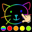 Ikon program: Doodle Glow Coloring Game…