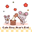 Cute NewYears Rat Theme