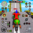 プログラムのアイコン：Spider Bike Racing :Bike …