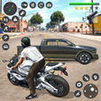 Иконка программы: Highway Bike Riding Game