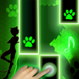 ไอคอนของโปรแกรม: Magic Cat Piano Noir Tile…