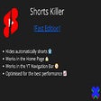 أيقونة البرنامج: Shorts killer [Fast Editi…