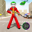 程序图标：Joker Stickman Rope Hero …